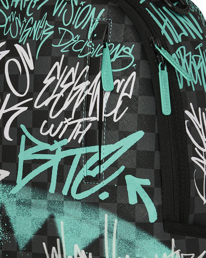 MOCHILA SPRAYGROUND POETRY III AQUA