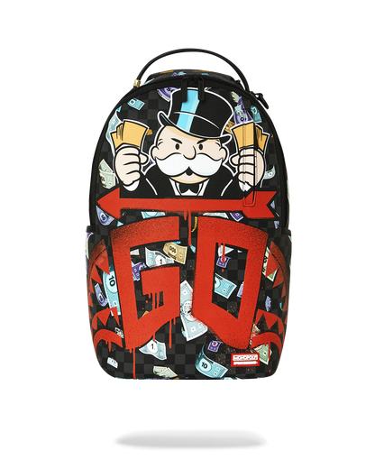 MOCHILA SPRAYGROUND X MR MONOPOLY