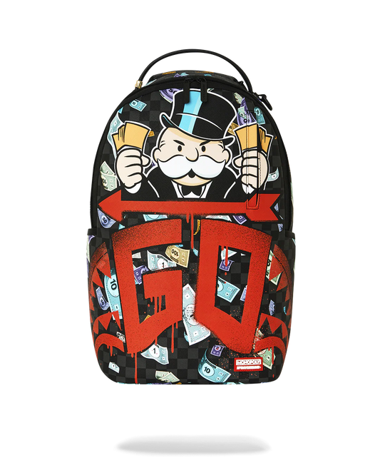 MOCHILA SPRAYGROUND X MR MONOPOLY