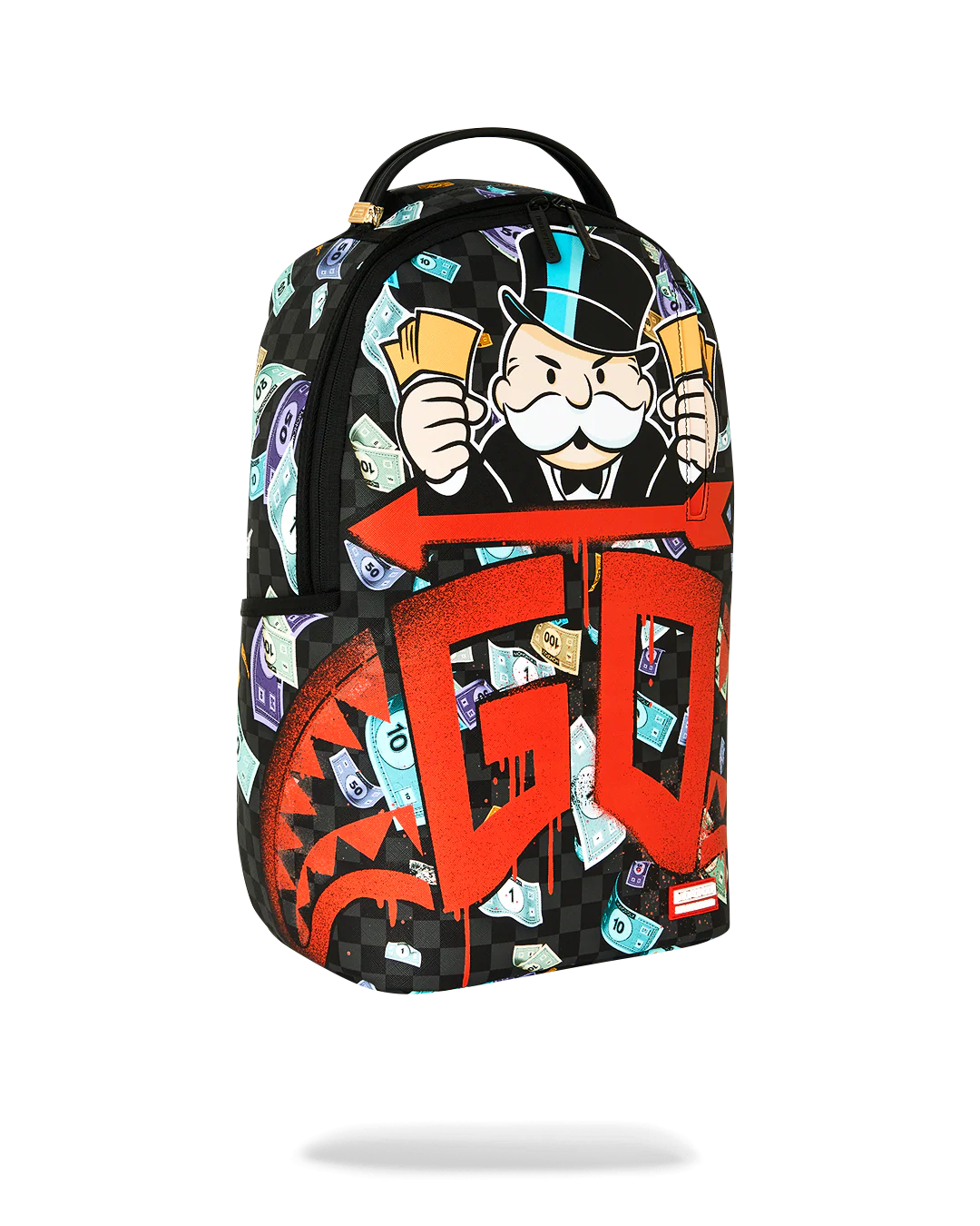 MOCHILA SPRAYGROUND X MR MONOPOLY