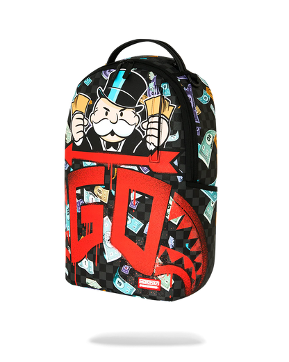 MOCHILA SPRAYGROUND X MR MONOPOLY