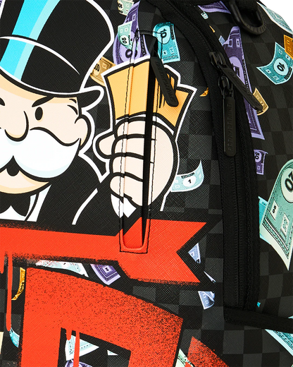 MOCHILA SPRAYGROUND X MR MONOPOLY