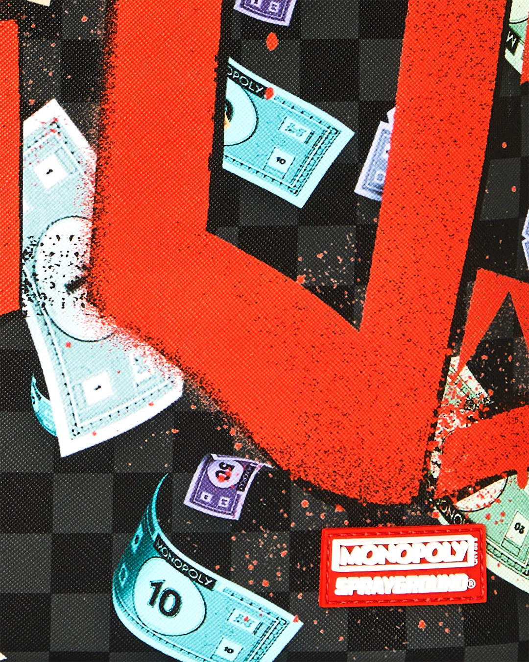 MOCHILA SPRAYGROUND X MR MONOPOLY