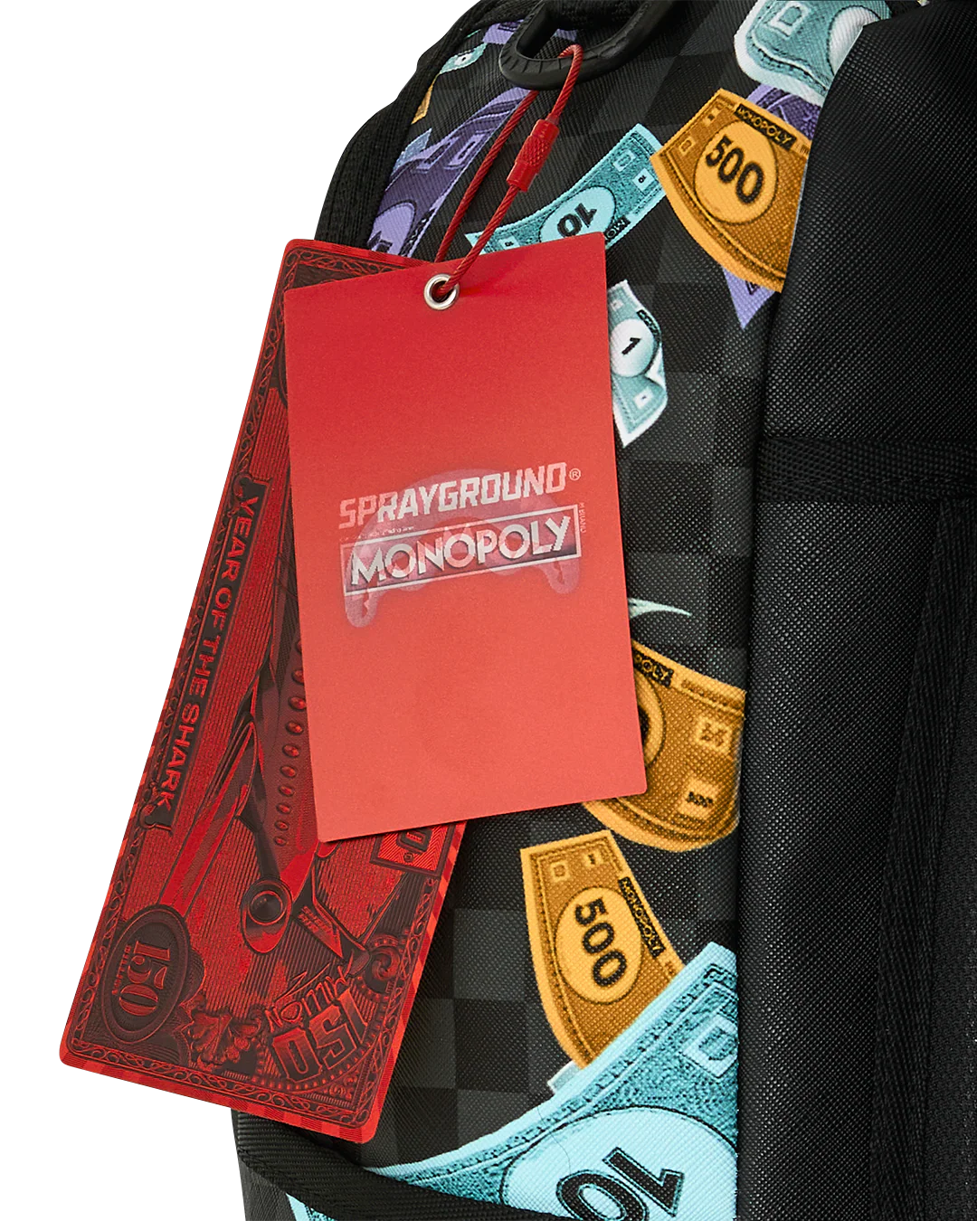 MOCHILA SPRAYGROUND X MR MONOPOLY