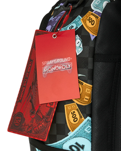 MOCHILA SPRAYGROUND X MR MONOPOLY