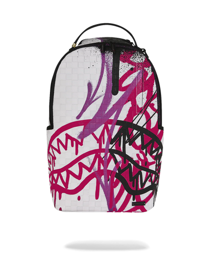 MOCHILA SPRAYGROUND GRAFFITI BLANCA
