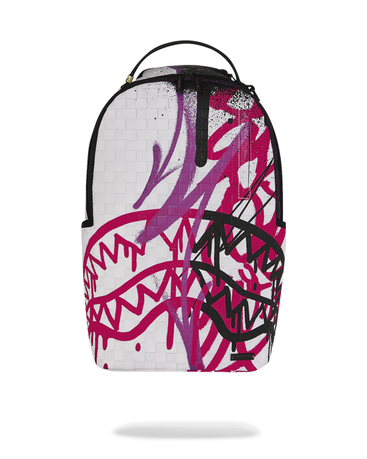 MOCHILA SPRAYGROUND GRAFFITI BLANCA