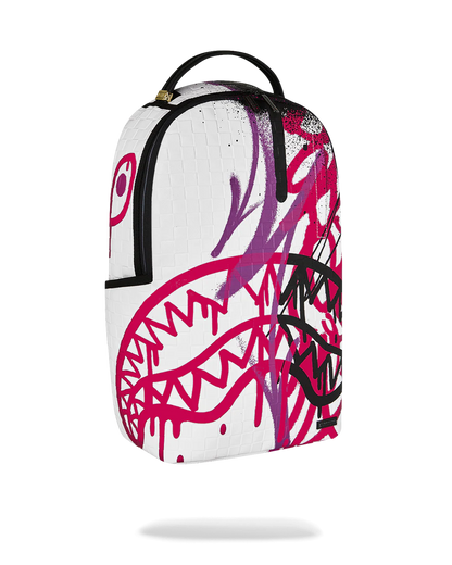MOCHILA SPRAYGROUND GRAFFITI BLANCA