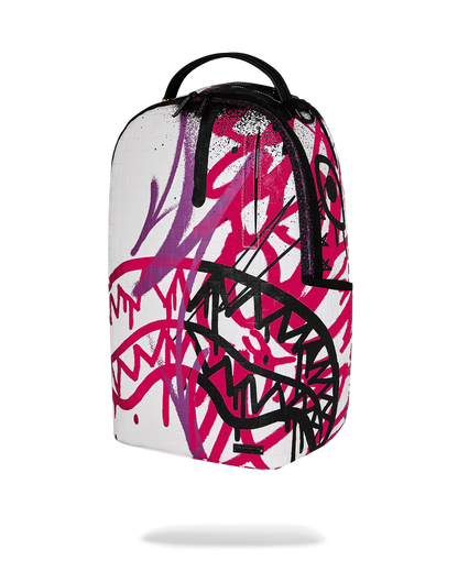 MOCHILA SPRAYGROUND GRAFFITI BLANCA