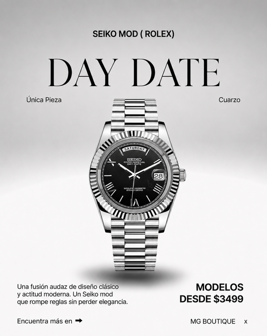 RELOJ SEIKO MOD ( ROLEX DAY DATE)