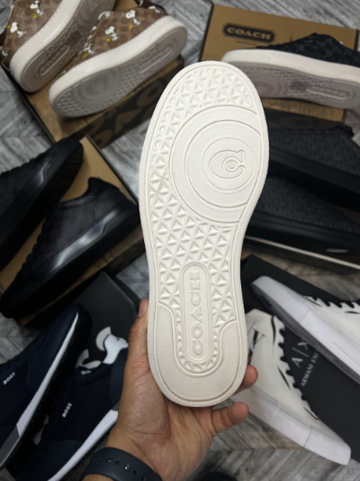 TENIS COACH HIGH LINE CANVAS BLACK