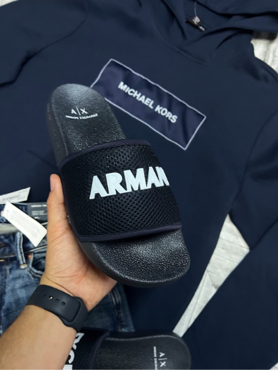 SANDALIAS ARMANI EXCHANGE AZUL MARINO