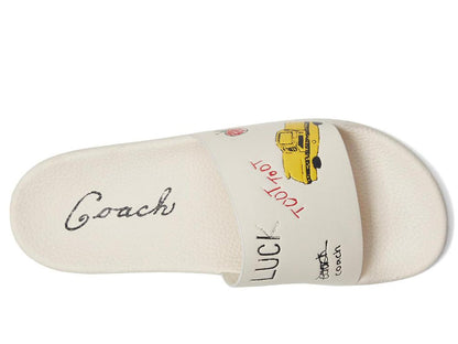 SANDALIAS COACH BEIGE