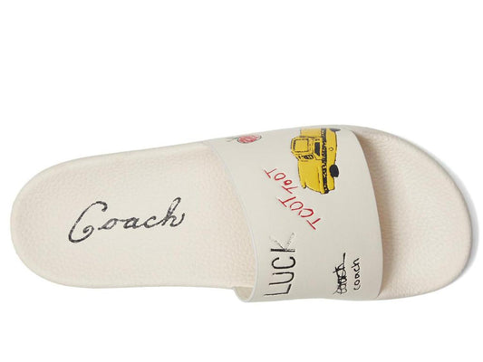 SANDALIAS COACH BEIGE