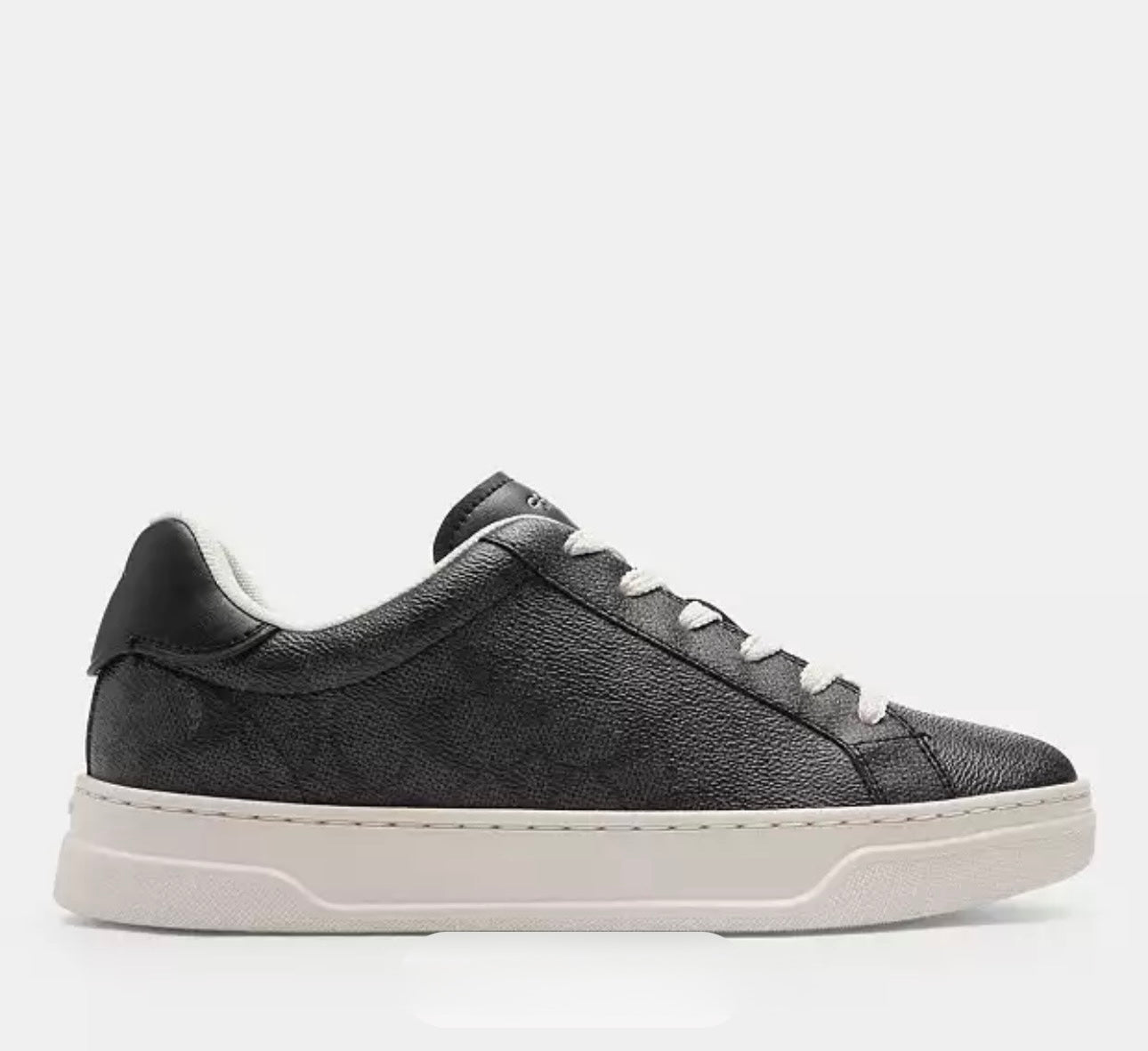 TENIS COACH HIGH LINE BLACK AND WHITE