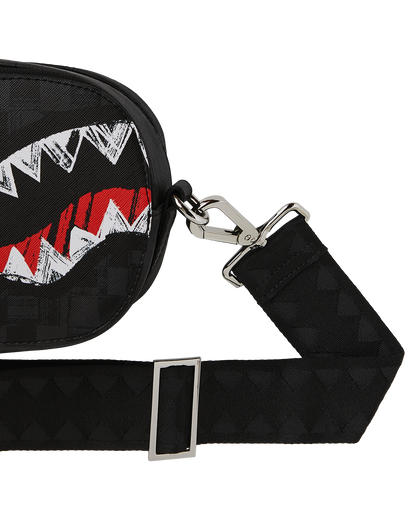 CROSSBODY SPRAYGROUND SHARK BLACK