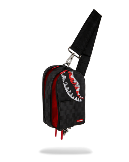 CROSSBODY SPRAYGROUND SHARK BLACK