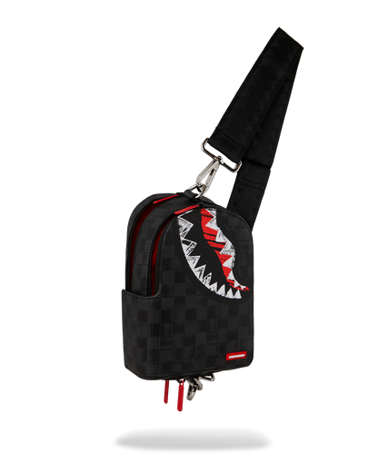 CROSSBODY SPRAYGROUND SHARK BLACK